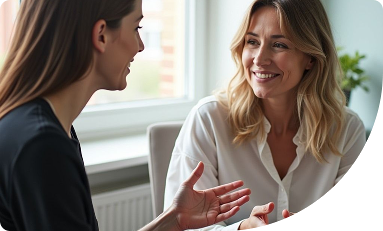 ADHD therapist in Forney TX counseling with ADHD patient